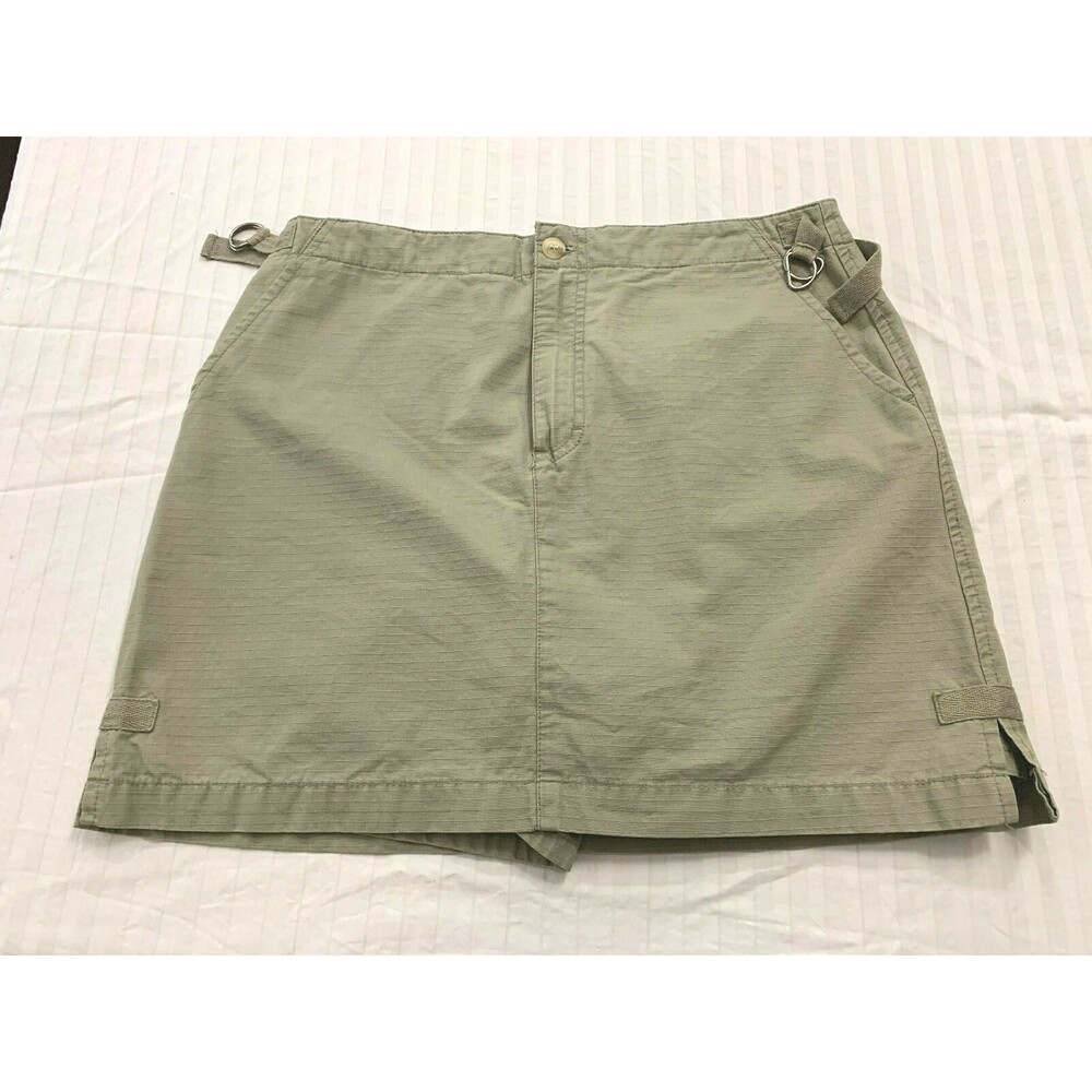 GLORIA VANDERBILT WOMENS SKIRT SKORT WITH BUILT SHORTS WAIST 30 IN